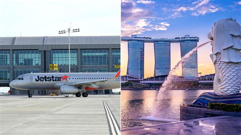 Flights from Clark to Singapore .